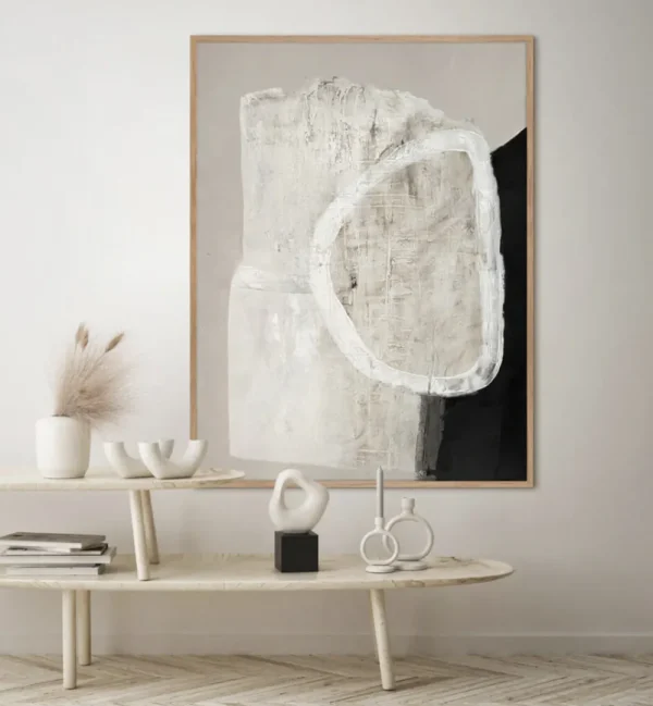 Malerifabrikken Posters & Paintings>White Stone Design Painting –