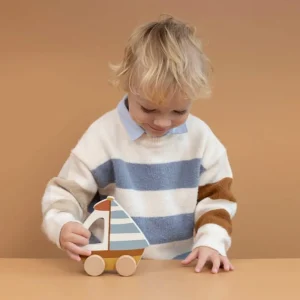 Kids Little Dutch Wooden Toys | Cars And Road Ways>Wooden Sailboat Sailors Bay –