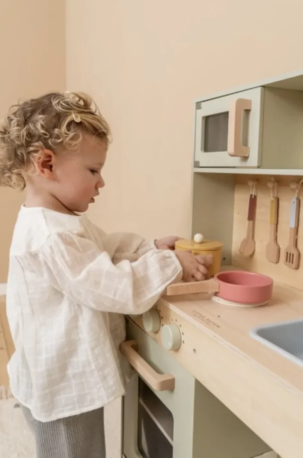 Kids Little Dutch Wooden Toys | Play Food>Wooden Toy Kitchen Mint –