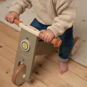 Kids Little Dutch Bikes, Scooters And Helmets>Wooden Tricycle Olive –