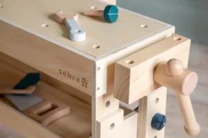 Kids Sebra Interior Wooden Toys>Woodworking bench – Sebra