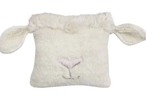 Kids Lorena Canals Cushions & Nursing Pillows>Woolable Cushion Pink Nose Sheep –
