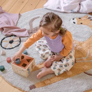 Kids Sebra Interior Rugs And Playmats>Woven floor mat, Toes/Builders – Sebra