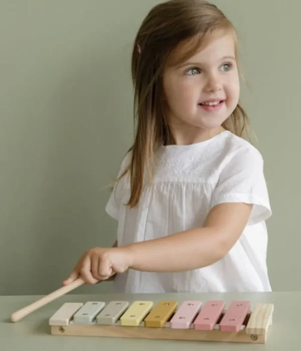 Kids Little Dutch Wooden Toys | Music Instruments>Xylophon Pink –