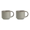 OYOY Kitchen>Yuka Cup Pack of 2, Grey –