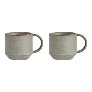 OYOY Kitchen>Yuka Cup Pack of 2, Grey –