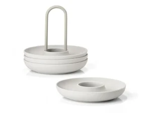 Zone Denmark Kitchen>Zone egg cups set of 4 singles light grey